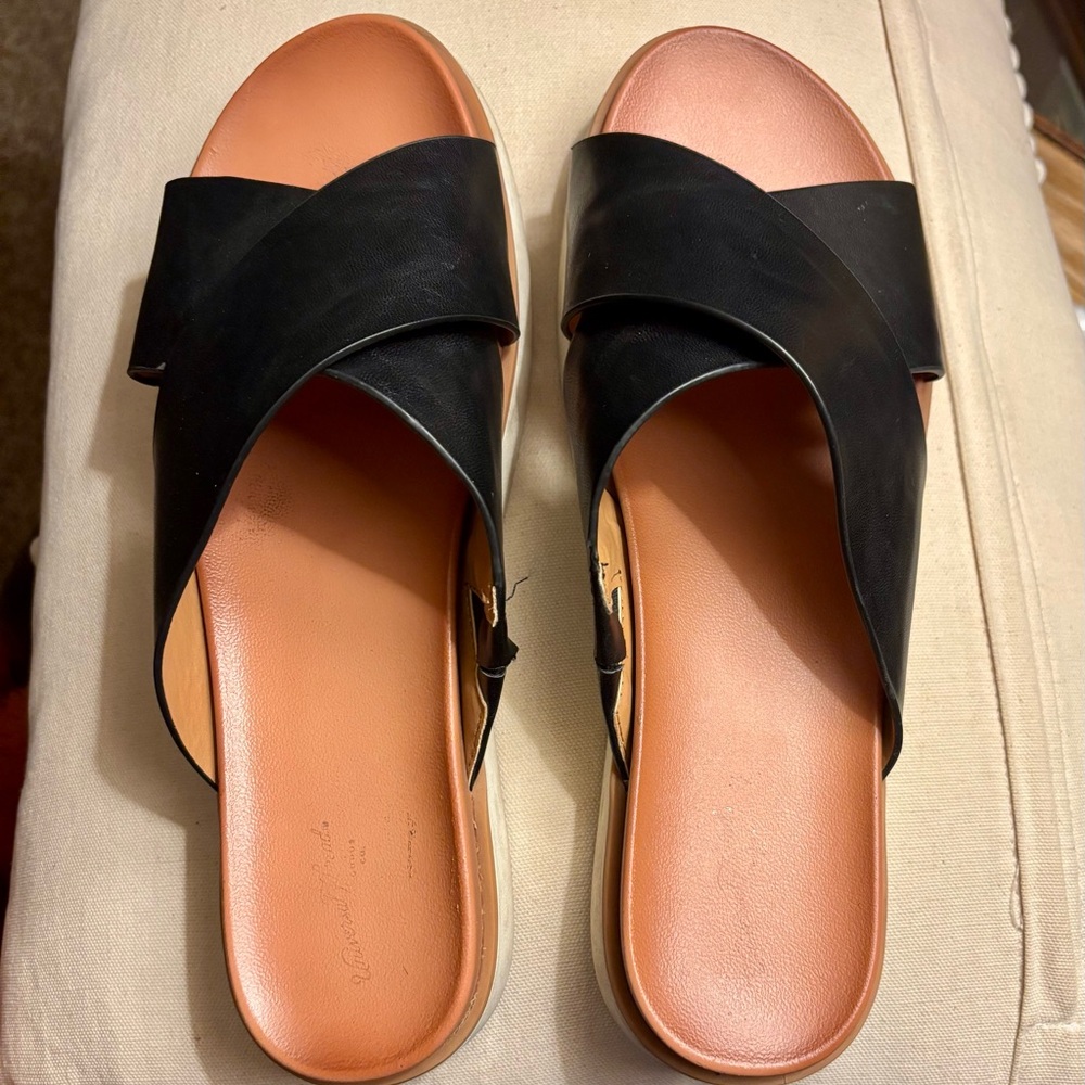 Women's Black Slide Sandals
